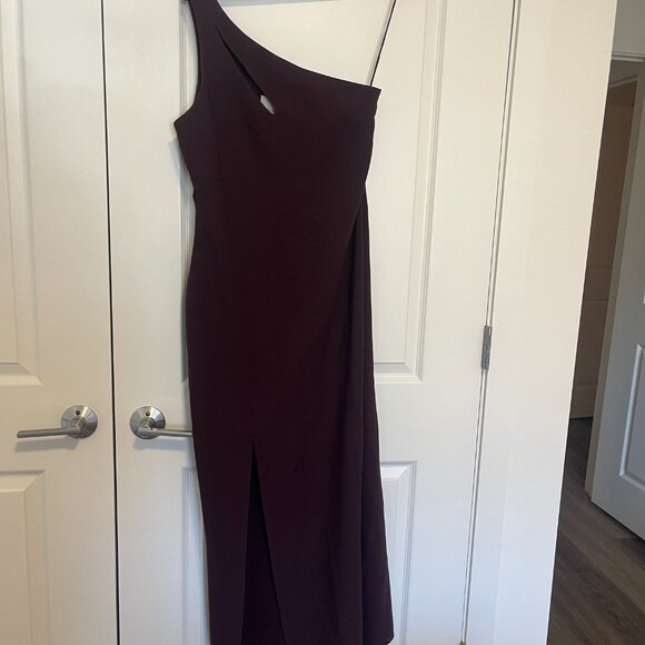 CINQ À SEPT Gianna Gown in Maroon Size US 8 - Picture 5 of 10
